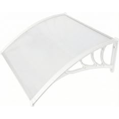 Arctic Design 100x60cm valkoinen ilmalämpöpumpun/oven suojakatos