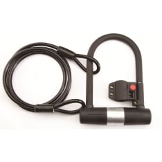 Locksmith U-lukko + vaijeri