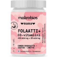 Makrobios Mama Folaatti+D3-vitamiini