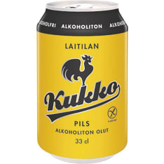 Laitilan Kukko Pils 0,33 l alkoholiton olut