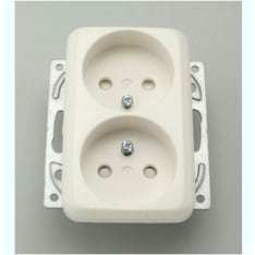 ABB Jussi IP20 2-os maadoittamaton uppopistorasia