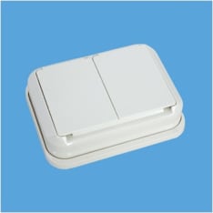 ABB Kosti IP44 2-os maadoitettu uppopistorasia