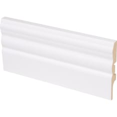 Maler 12x70x2750 MDF E0 melamiini valkoinen jalkalista