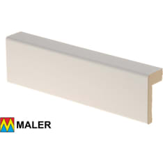 Maler Aava 21x42/13x2200 mm white MDF skirting board