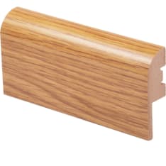Maler Pyörre 22x70x2750 MDF melamine oak skirting board