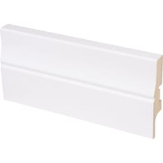 Maler Piirto 16x70x2750 MDF E0 melamine white skirting board