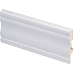 Maler Kuru 12x58x2750 MDF E0 melamine white skirting board