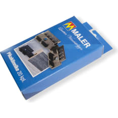 Maler 91100 musta muovinen pikakiinnike 20 kpl/PKT