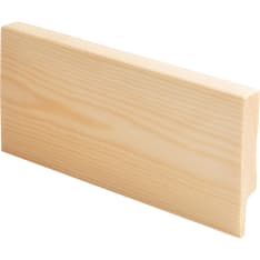 Maler Aava 12x70x2700 Pine EM wood-finished skirting board
