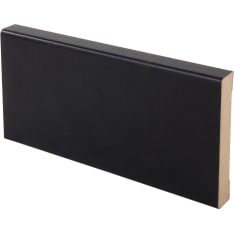 Maler Aava 12x70x3300 MDF melamine black Casing Molding