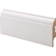 Maler Koski 16x65x2750 MDF E0 melamiini valkoinen jalkalista