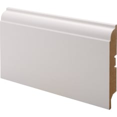 Maler Koski 16x92x2750 MDF E0 melamiini valkoinen jalkalista