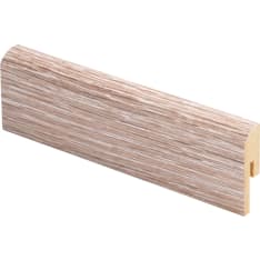 Maler Pyörre 12x42x2750 MDF melamine Crystal oak skirting board