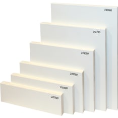 Maler 12x50x3300 MDF E0 melamine white Casing Molding