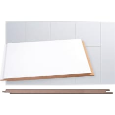 Maler 10x195x2070 STP-0 MDF E0 semi-gloss white interior panel