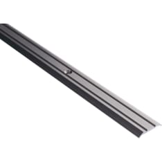 Maler 3,5x25x2000 Aluminium Brushed Graphite Screw fixing seamless strip