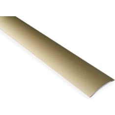 Maler 5x40x2000 aluminium Gold anodized Velcro fastening seamless strip