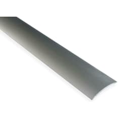 Maler 5x40x2000 aluminium Brushed steel Velcro fastening seamless strip