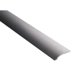 Maler 6,2x41x1000 aluminium brushed graphite with adhesive baffle