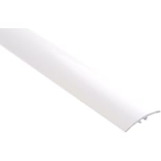 Maler 5x40x2000 aluminium white with dowel fixing for flush mounting