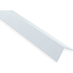 Maler 2x30x30x2000 aluminium white painted corner plate