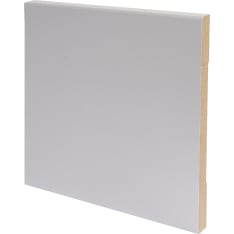 Maler 12x160x2800 MDF E0 melamiini valkoinen peitelista