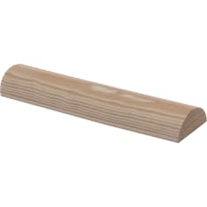 Maler 16x33x2400 Pine EM wood-finished 1/2-round craft molding