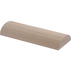 Maler 20x44x1000 Pine EM wood-finished 1/2-round craft molding