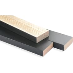 Maler 28x28 for interior molding 20x55x600 Pine black mounting molding