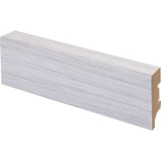 Maler 12x42x2750 MDF melamine Bleached oak skirting board