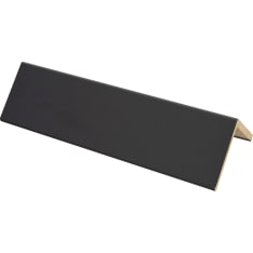 Maler Aava 42x42/38x2750 HDF melamine black Outside Corner Molding