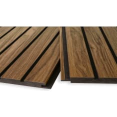 Maler Louvre 12x195x2800 MDF Genuine Feel Walnut interior panel 3pcs/pkt