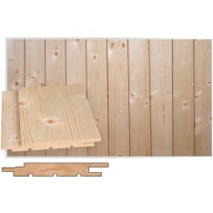 Maler 14x95x2100 STS-5 Terveoksainen kuusi puuvalmis sisustuspaneeli 5kpl/pkt