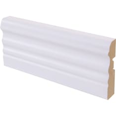 Maler Laine 16x65x2200 MDF E0 melamiini puhdas valkoinen peitelista 5kpl/pkt