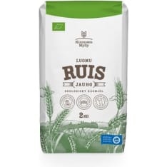 Kinnusen Mylly 2 kg luomuruisjauho