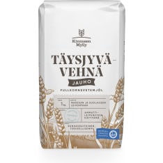 Kinnusen Mylly 1kg täysjyvävehnäjauho
