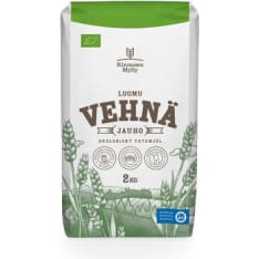 Kinnusen Mylly 2 kg luomuvehnäjauho