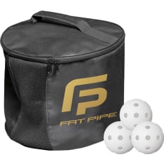Fat Pipe salibandypallokassi + 50 kpl palloja