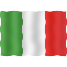 Vierailulippu 20X30Cm, Italia
