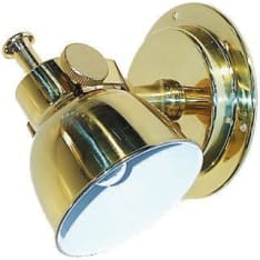 Brass reading light