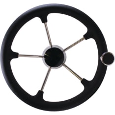 Ultraflex 36 cm steering wheel with contract knob