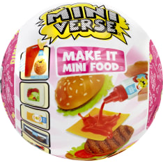 MGA's Miniverse Make It Mini Foods: Diner S3A Ravintola yllätys askartelusetti