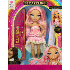 Rainbow High Be Dazzling Adeline Rose pinkki muotinukke