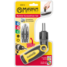 Magnum 14-piece ratchet screwdriver