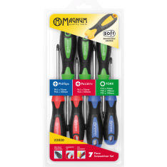Magnum ph/pz/torx 7-piece screwdriver set