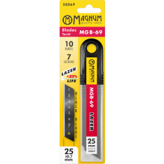 Magnum 25mm Lazer 10kpl katkoteräveitsen terä