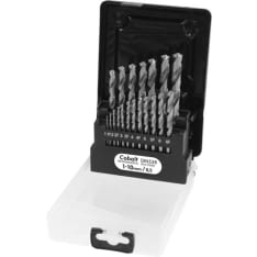 Magnum Cobalt 1-10mm 19-piece drill bit set