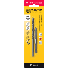Magnum M8 threaded pin and drill bit