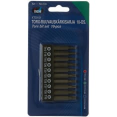 Ikh 50mm 10-piece torx screwdriver bit set