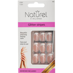 Naturel Glitter Stripes kynnet